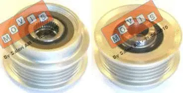 Poulie roue libre, alternateur MOVIS AST3207