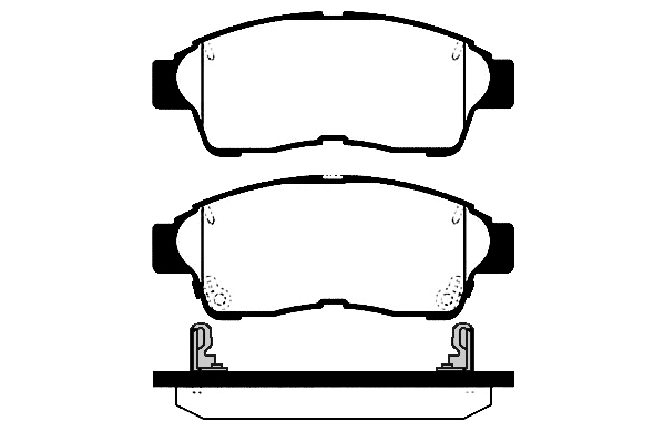Kit de plaquettes de frein, frein à disque Technika 01235
