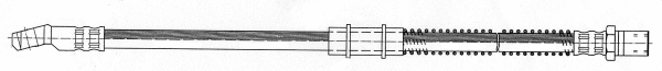 Flexible de frein CEF 510088