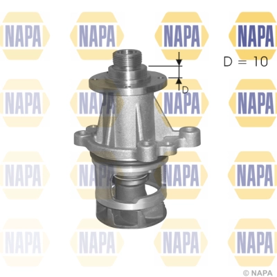 Pompe à eau, refroidissement du moteur NAPA NWP1094