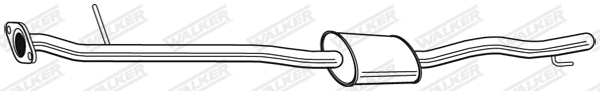 Silencieux central WALKER 24171