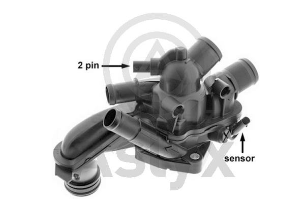 Boîtier du thermostat Aslyx AS-535870