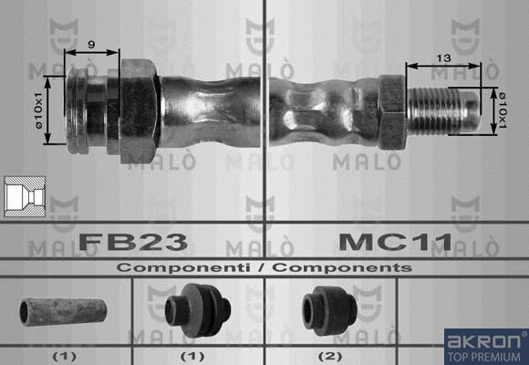 Flexible de frein AKRON-MALÒ 8574