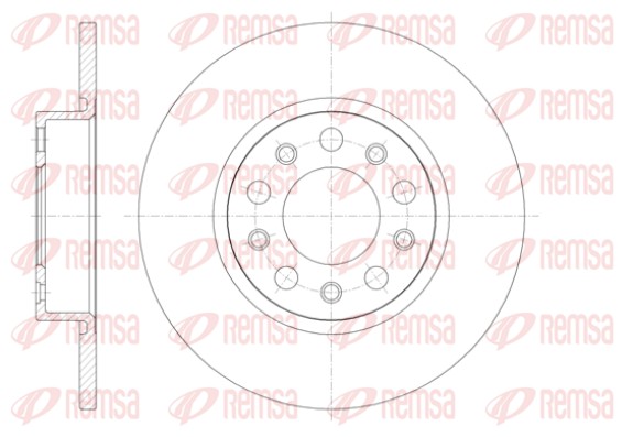 Disque de frein REMSA 61426.00