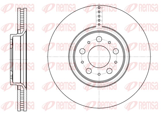 Disque de frein REMSA 6866.10