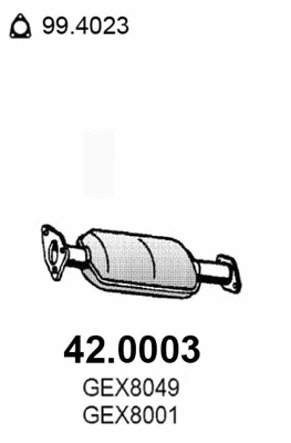 Catalyseur ASSO 42.0003