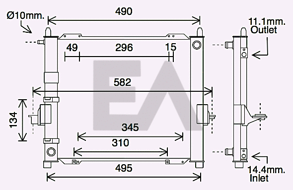 Module de refroidissement EACLIMA 38F60007