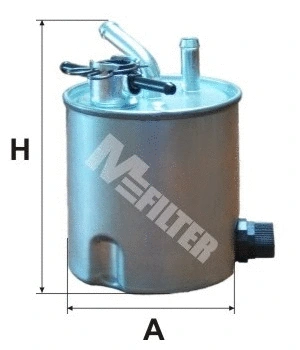 Filtre à carburant MFILTER DF 3512