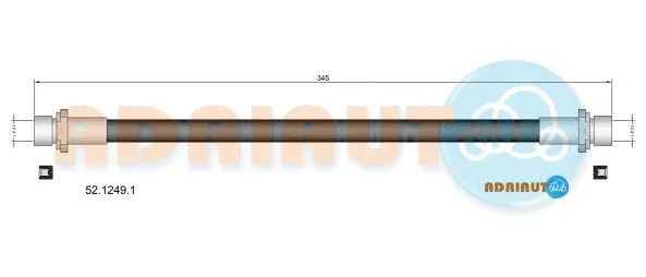 Flexible de frein ADRIAUTO 52.1249.1