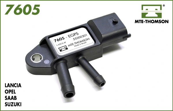 Capteur, pression des gaz échappement MTE-THOMSON 7605