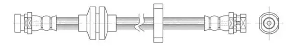 Flexible de frein Technika 41412