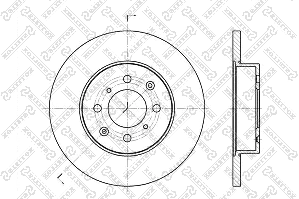 Disque de frein STELLOX 6020-4012-SX