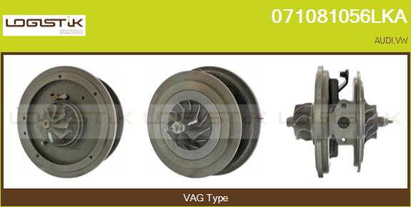 Groupe carter, turbocompresseur LGK 071081056LKA
