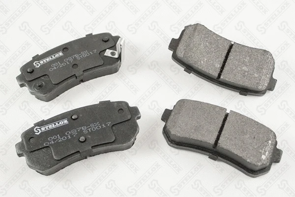 Kit de plaquettes de frein, frein à disque STELLOX 001 087B-SX
