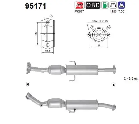 Catalyseur AS 95171
