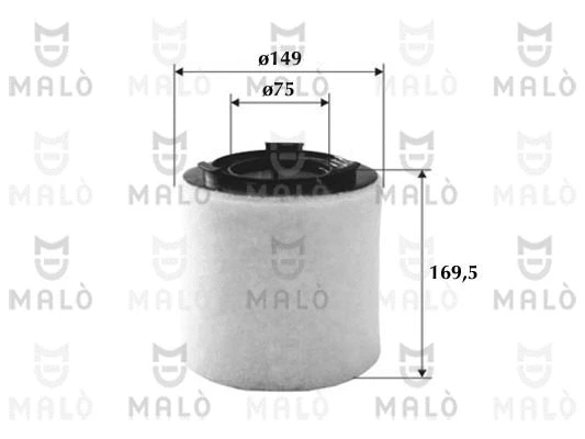 Filtre à air AKRON-MALÒ 1500049