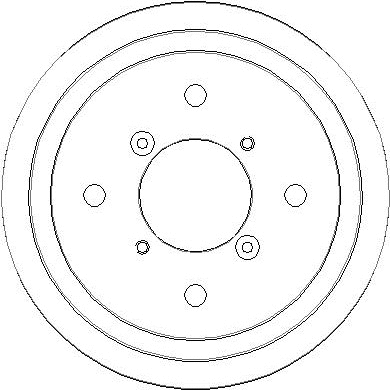 Tambour de frein National NDR254