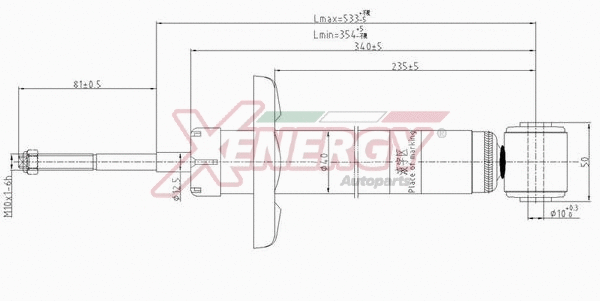 Amortisseur AP XENERGY X801443