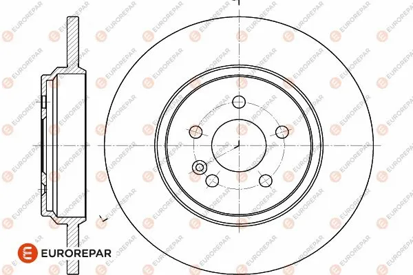 Disque de frein EUROREPAR 1642769180