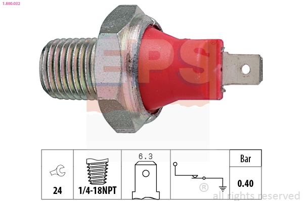 Indicateur de pression d'huile EPS 1.800.032