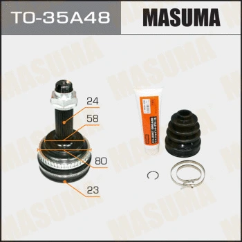 Jeu de joints, arbre de transmission MASUMA TO-35A48