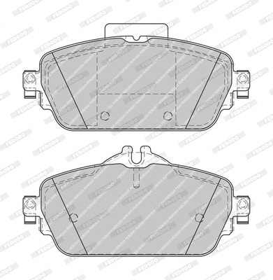 Kit de plaquettes de frein, frein à disque FERODO FDB4870-D