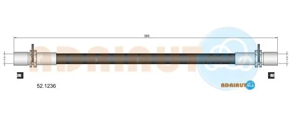 Flexible de frein ADRIAUTO 52.1236