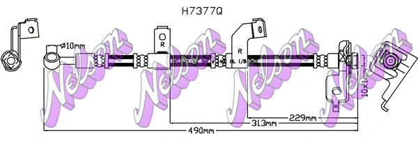 Flexible de frein KAWE H7377Q
