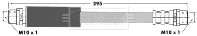 Flexible de frein BORG & BECK BBH6626