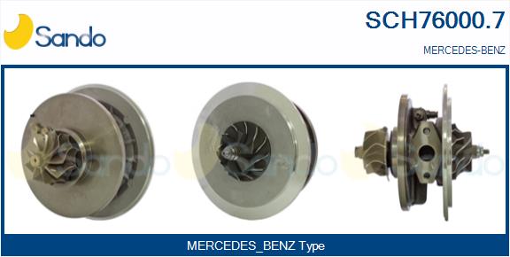 Groupe carter, turbocompresseur SANDO SCH76000.7