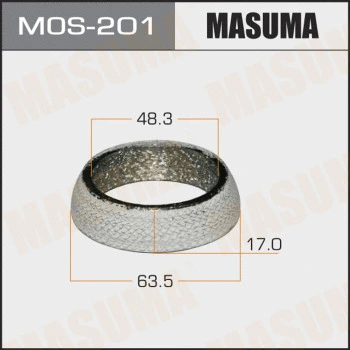Bague d'étanchéité, tuyau d'échappement MASUMA MOS-201