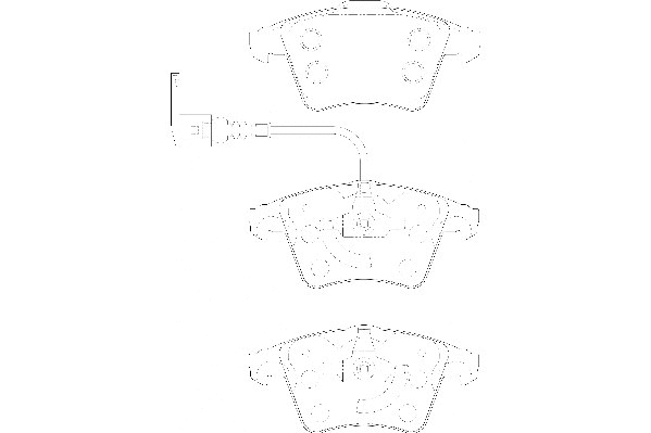 Kit de plaquettes de frein, frein à disque Omnicraft 2134916