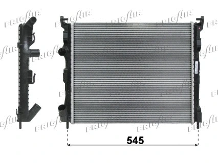 Radiateur, refroidissement du moteur FRIGAIR 0109.3093