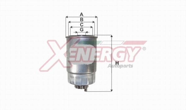 Filtre à carburant AP XENERGY X1599685