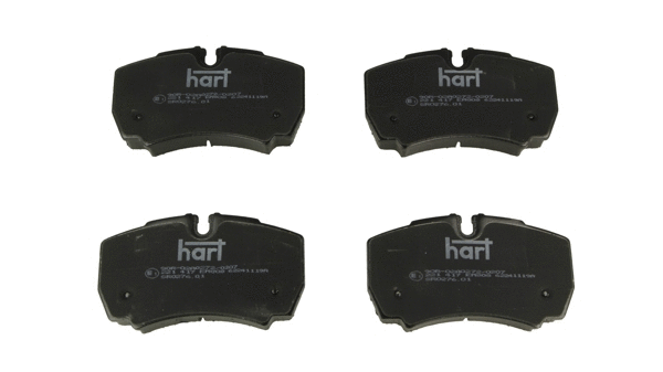 Kit de plaquettes de frein, frein à disque HART 221 417
