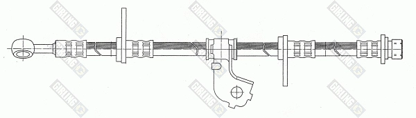 Flexible de frein GIRLING 9004316