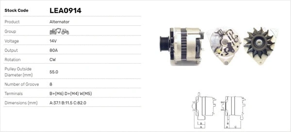 Alternateur LUSA LEA0914