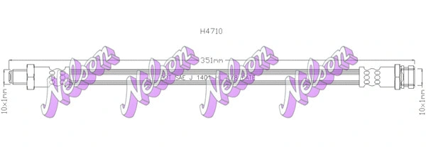 Flexible de frein KAWE H4710