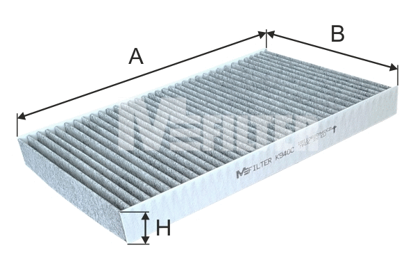Filtre, air de l'habitacle MFILTER K 940C