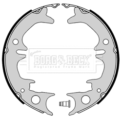 Jeu de mâchoires de frein, frein de stationnement BORG & BECK BBS6384