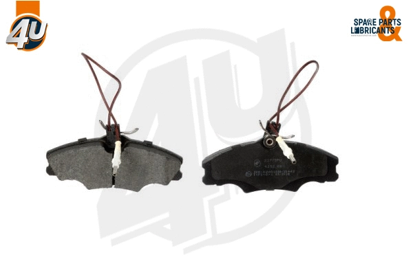 Kit de plaquettes de frein, frein à disque 4U Autoparts 22775PU