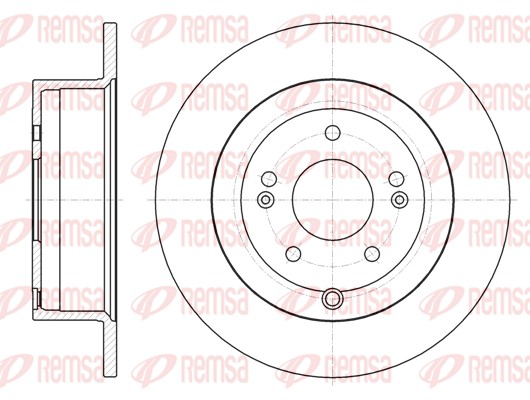 Disque de frein REMSA 61886.00