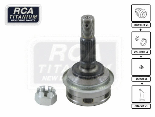 Jeu de joints, arbre de transmission RCA FRANCE DH03