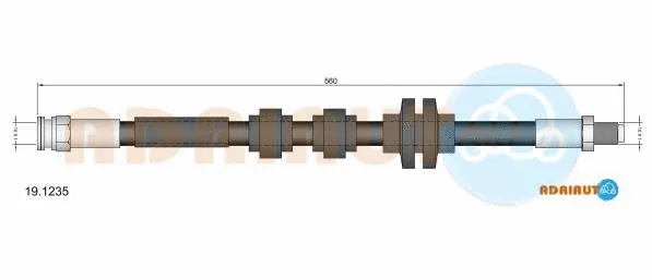 Flexible de frein ADRIAUTO 19.1235