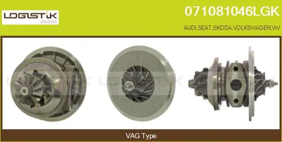 Groupe carter, turbocompresseur LGK 071081046LGK