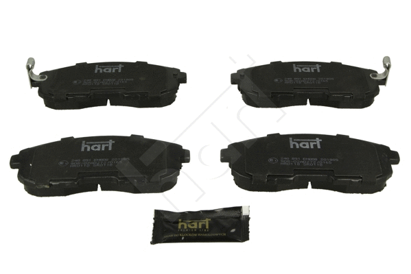 Kit de plaquettes de frein, frein à disque HART 248 891