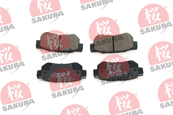 Kit de plaquettes de frein, frein à disque SAKURA 601-05-4630