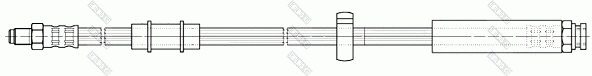 Flexible de frein GIRLING 9002301