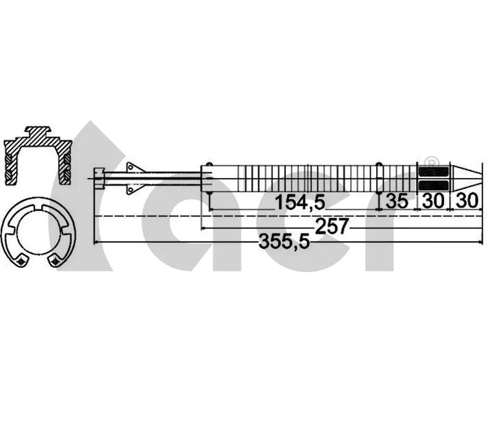 Filtre déshydratant, climatisation ACR 170458
