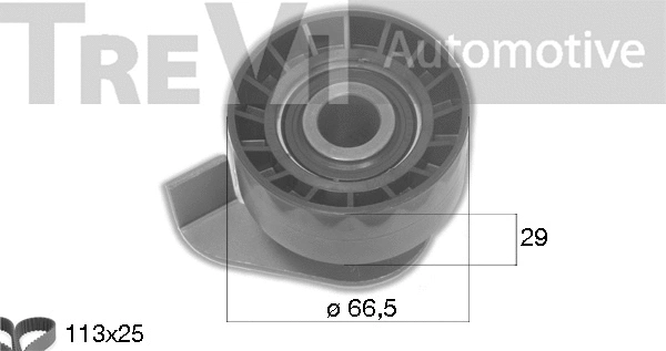 Kit de courroie crantée TREVI AUTOMOTIVE KD1477